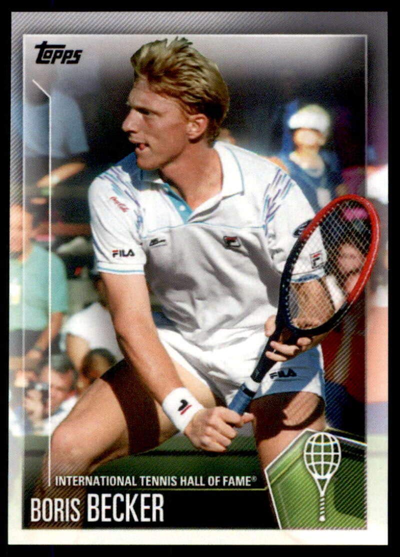 サイン入り　Boris LΦVE & EVΦL Amazon.com: 2019 Topps Hall of Fame Tennis #20 Boris Becker