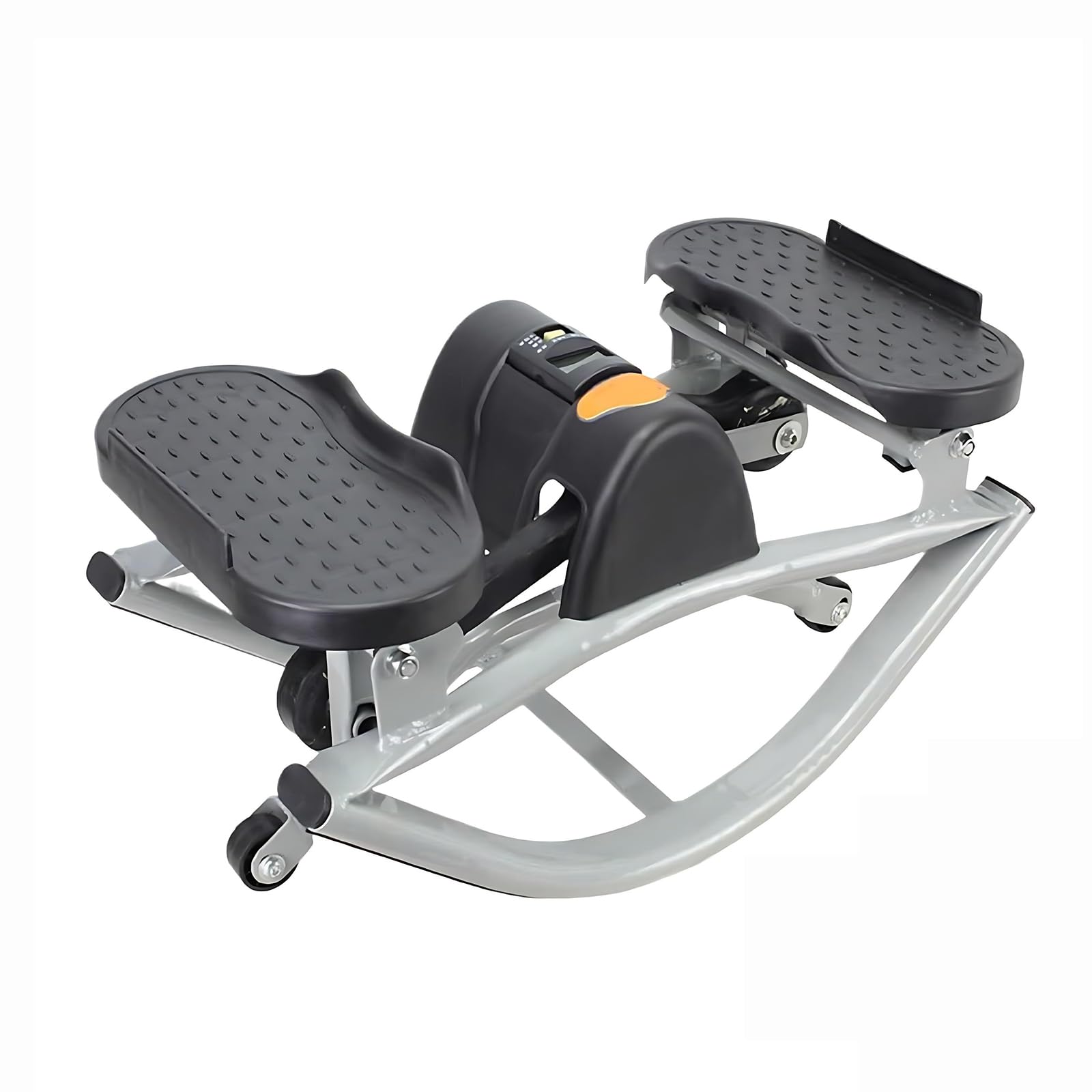 Stepper Laterale Portatile con Fasce di Resistenza | Macchina Fitness Compatta per Casa, Ufficio e Soggiorno | Allenamento Addominali, Gambe e Glutei | Mini Stepper Silenzioso e Salvaspazio