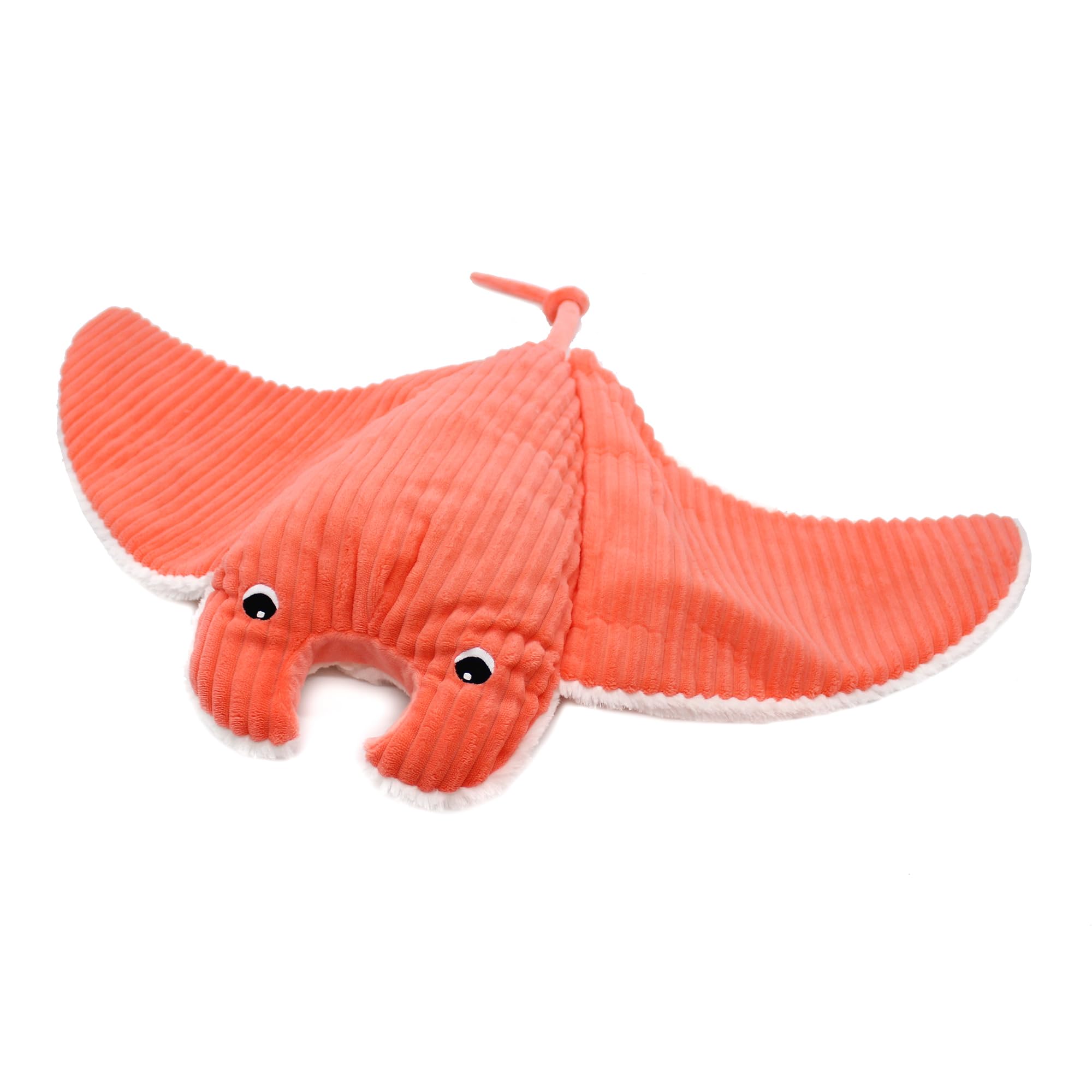 LES DÉGLINGOS PTIPOTOS by MENTALOU LA Raie Manta Mama/Bebe - Ultra miękki pluszak - Świąteczny prezent z okazji urodzin - 72 cm - Koral