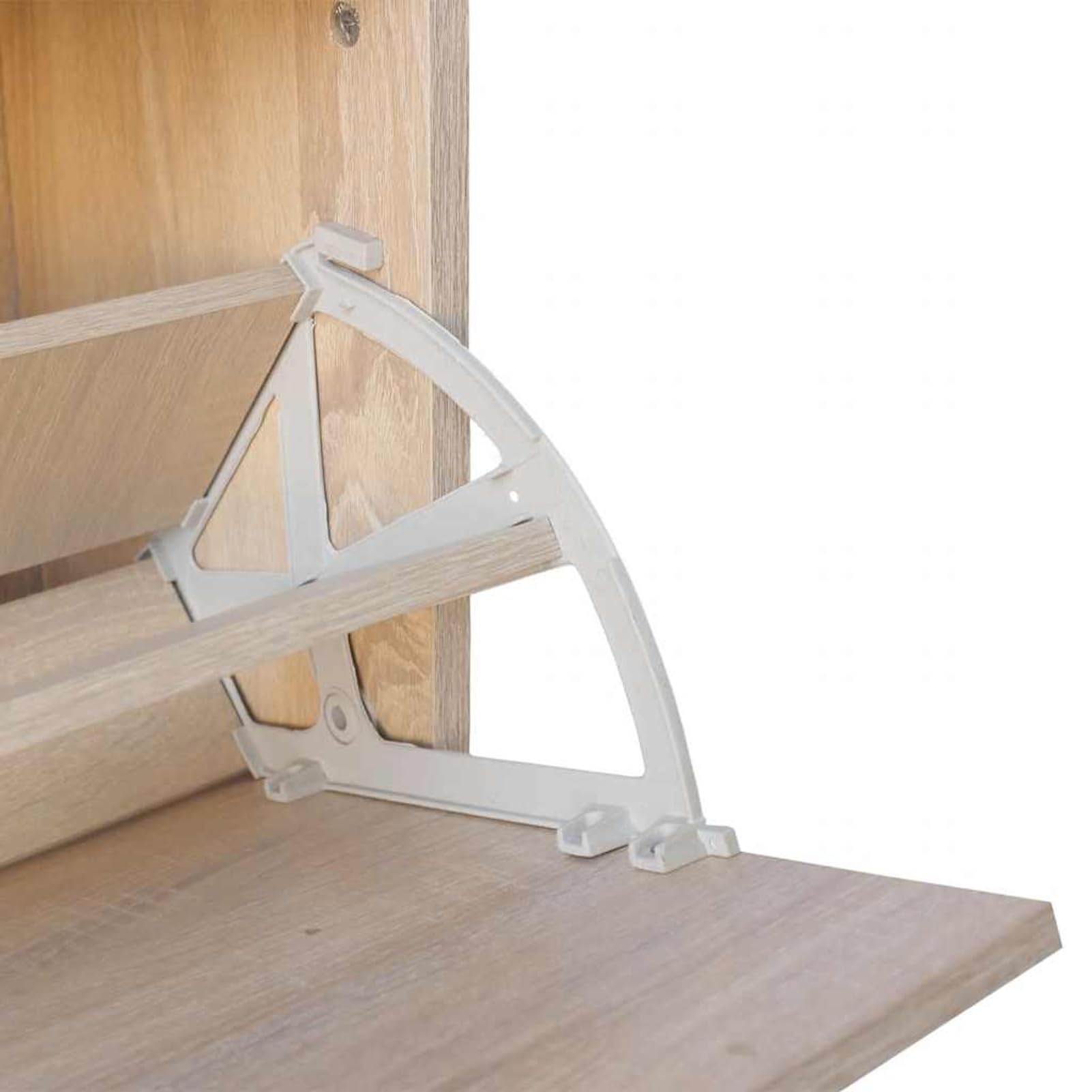 Schuhbank Eichefarben MDF Holzwerkstoff 80x24x45 cm 5-6 Paar Schuhe