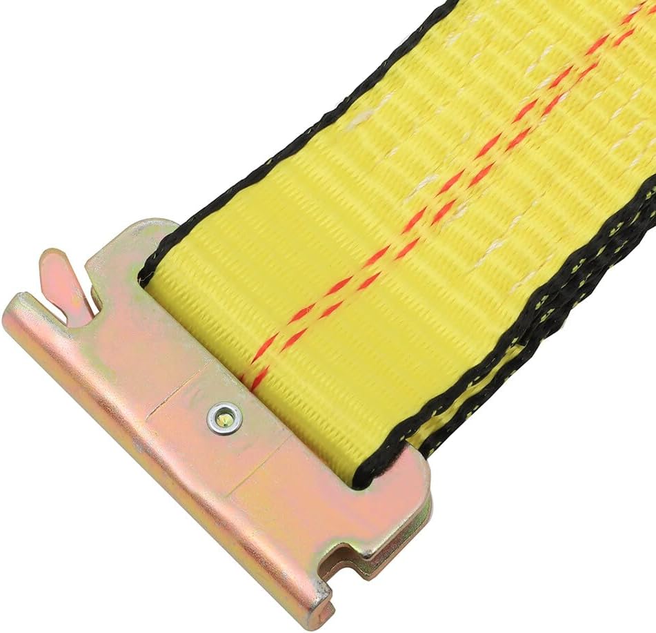 SCITOO - (8) 12' E Track Ratchet Tie Down Straps Truck Trailer Cargo Van Strap Hauling