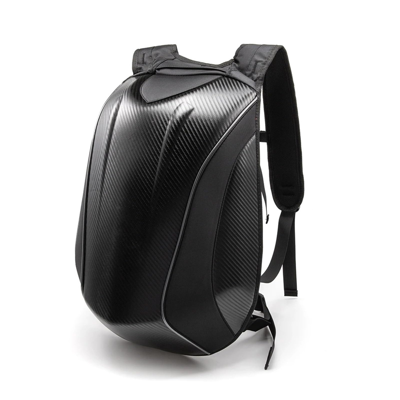Motorradtasche Motorrad-Rucksack Klassische Retro-Moto-Taschen Match Racing, Wasserdicht, Kohlefaser, Motorradtasche REIT-Motocross-Gepäcktaschen Motorrad Hecktasche