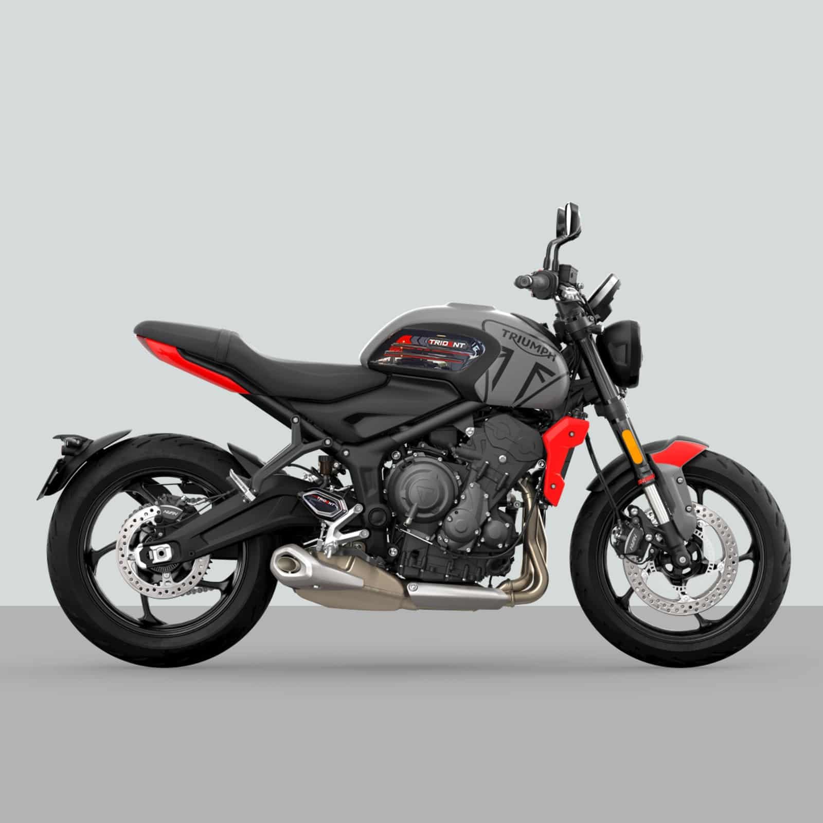 Resin Bike Kit Autocollant Moto Compatibles avec Triumph Trident 660 2021-2025. Protection Grip de Réservoir, Bout de Carénage Moto Contre Les Chocs et Les Éraflures. Autocollant 3D Made in Italy