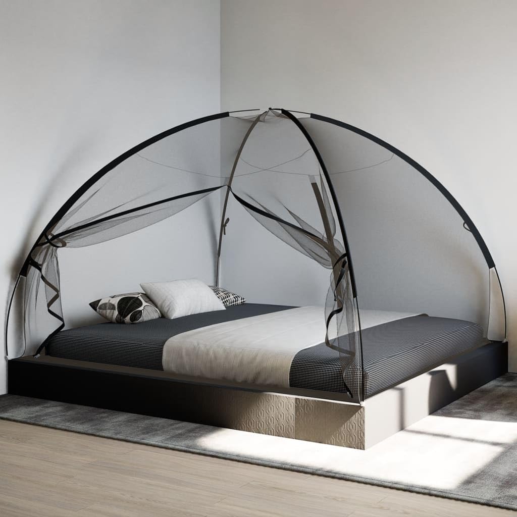 vidaXL Moskitiera Mongolia z drzwiczkami, siatka 220, 200x180x135 cm, moskitiera turystyczna, moskitiery nad łóżko, moskitiera na łóżko