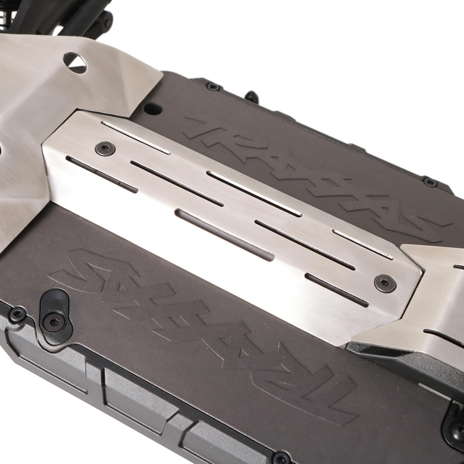Armor Mini Maxx Protection Châssis Acier Inoxydable Pour TRAXXAS Mini Maxx – Skid Plates Avant/arrière