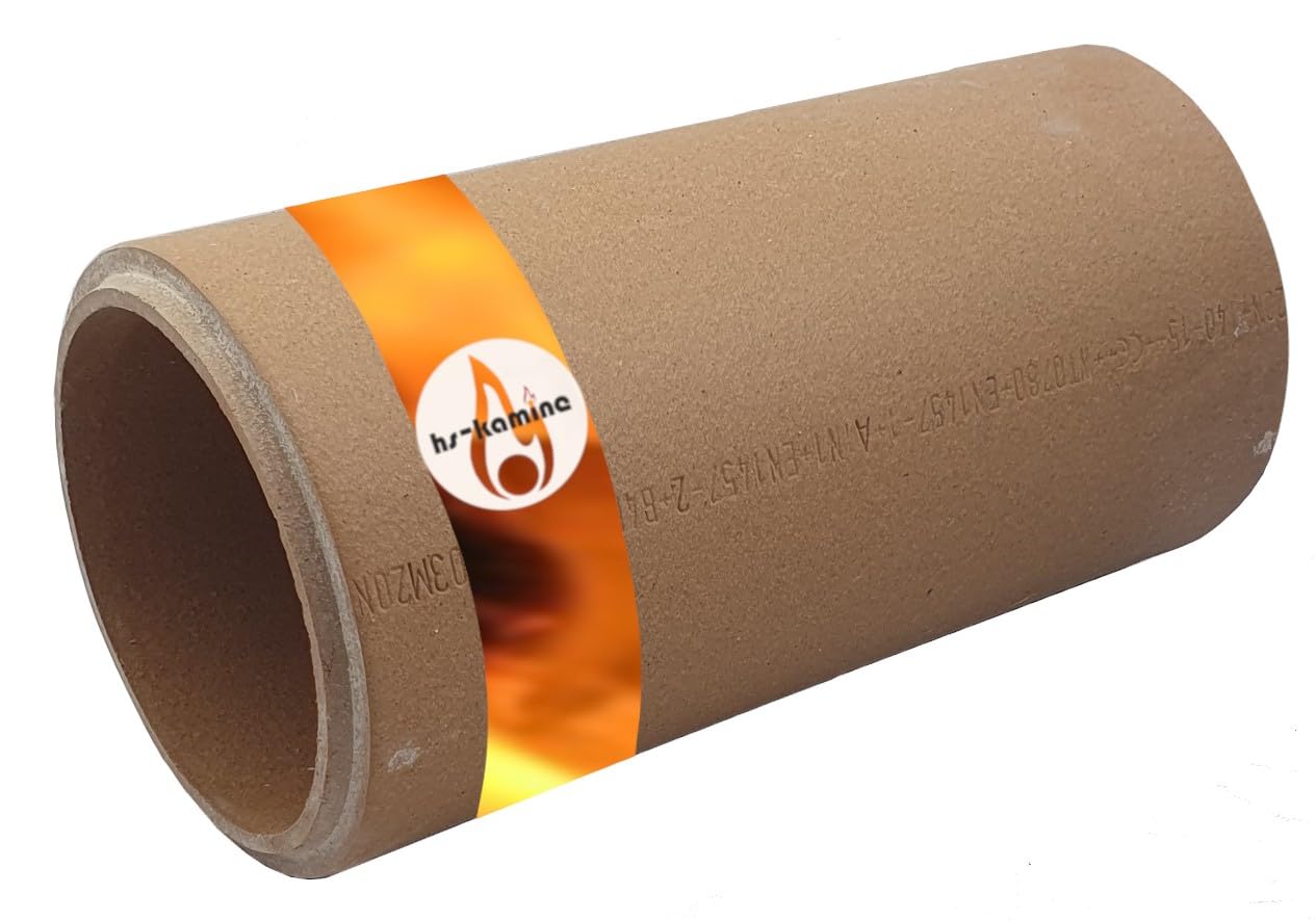 Schamotterohre, Keramikrohr, Schornsteinrohr Varianten von Ø 120 mm bis Ø 200 mm Länge 33 cm (Kaminrohr ø 180 Länge 330 mm)