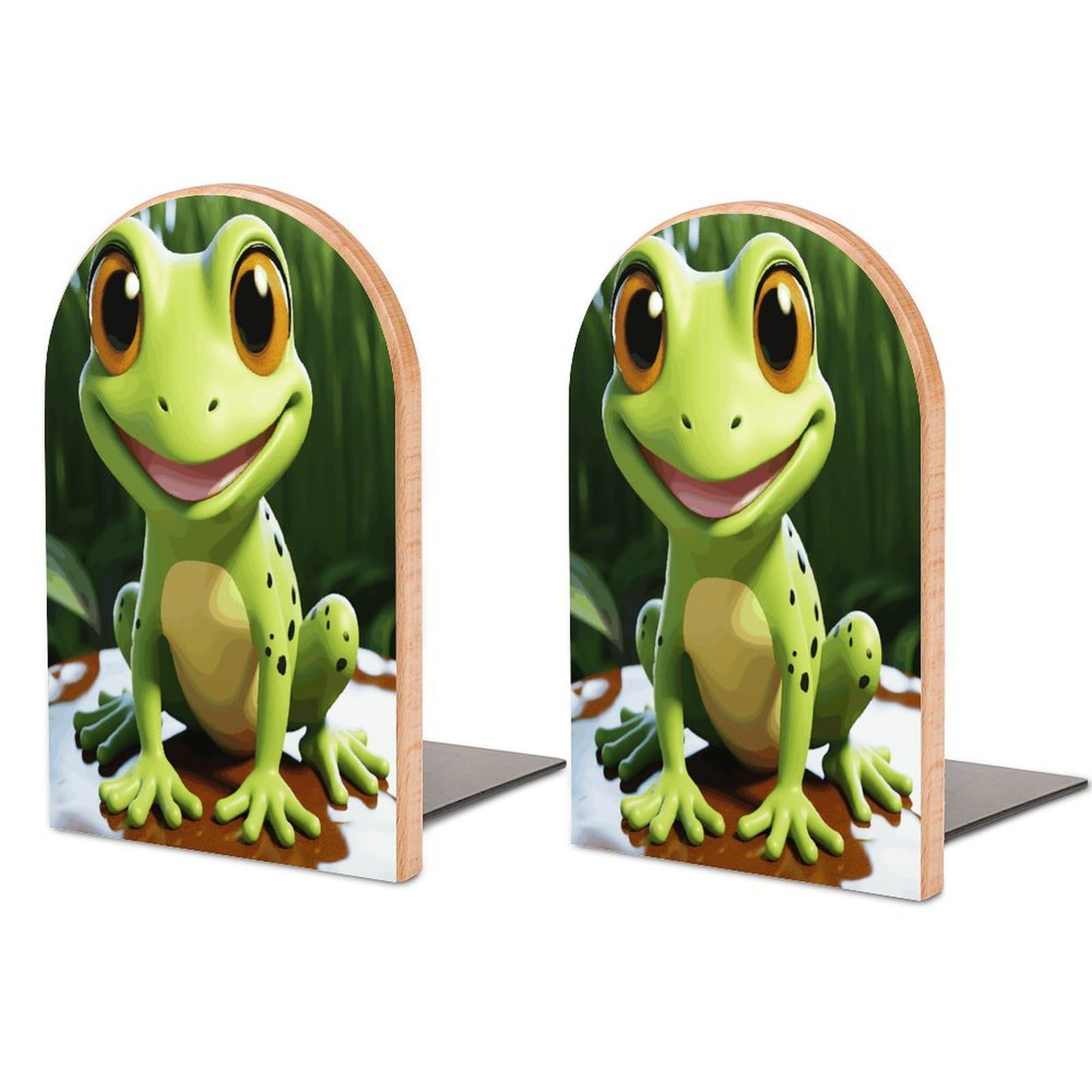 Sujetalibros de madera para libros pesados organizador decorativo moderno antideslizante