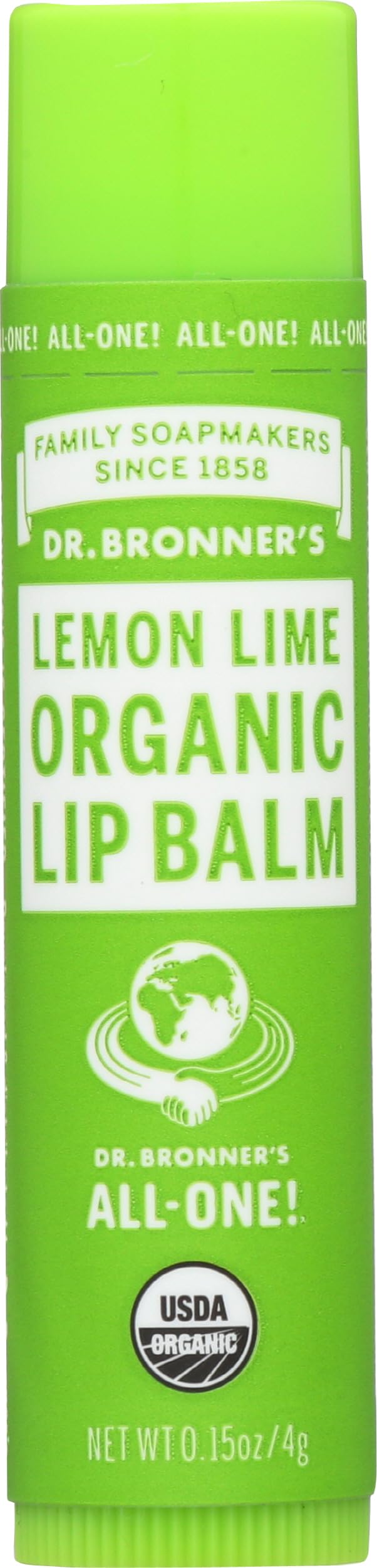 Dr. Bronner's Magic Soaps Organic Lip Balm Lemon Lime 0.15 Ounce-picture-50