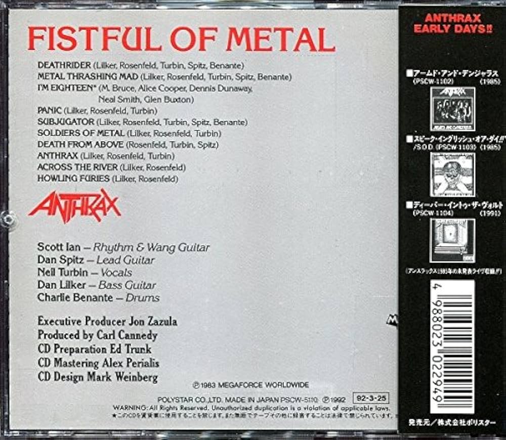 Amazon.co.jp: フィストフル・オブ・メタル: ミュージック