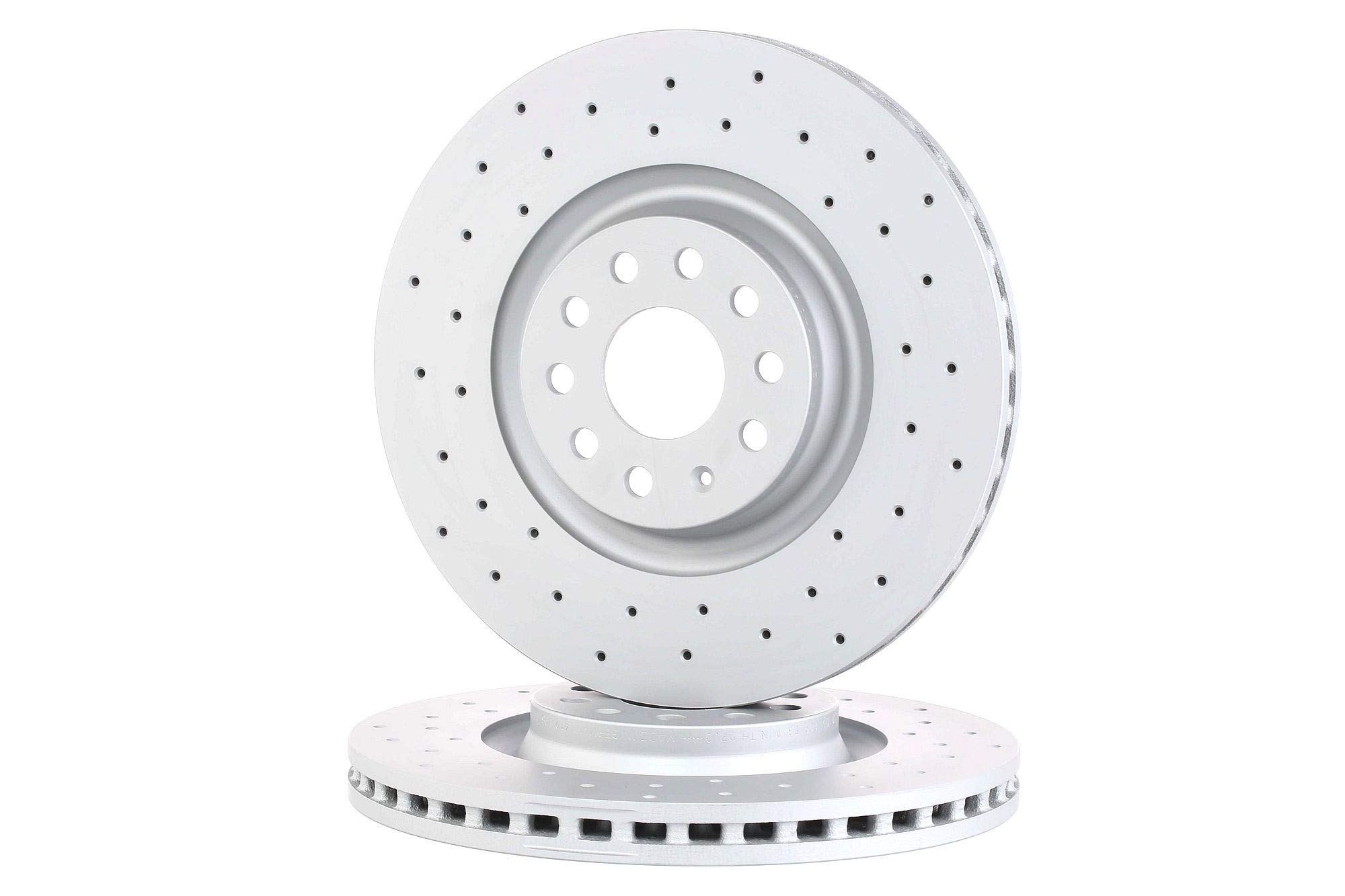 2x ZIMMERMANN Disco freno Anteriore Ø340mm Altezza: 50mm Spessore: 30mm N° fori: 1/5 Cerchio foro-Ø: 112mm ventilazione interna forato 600.3243.52 Compatibilità con VW Golf VIII Hatchback CD1