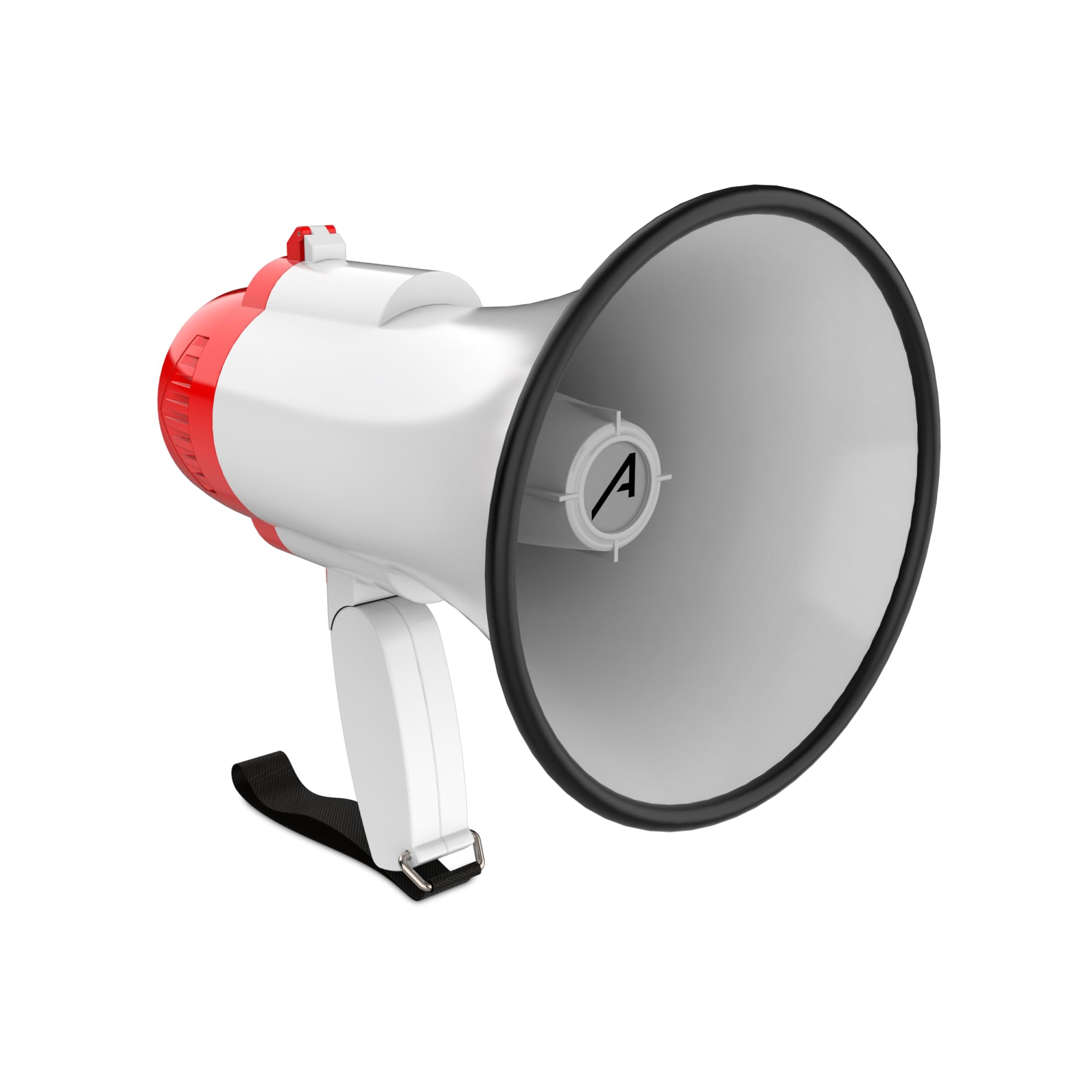 Audibax Denton 10 - Megafono ergonomico da 10 W - Riproduzione MP3 - Registrazione vocale - Batteria ricaricabile - Fuzione della Sirena