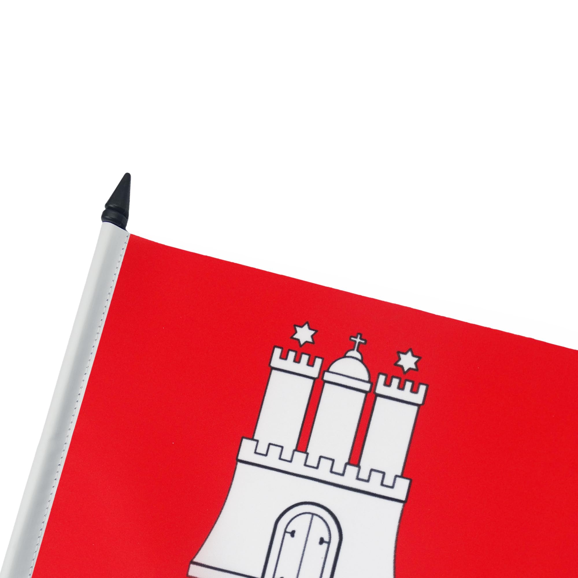 AZ FLAG Bandiera Da Tavolo Amburgo 21x14 cm - Piccola Bandierina Land Di Hamburg - Germania
