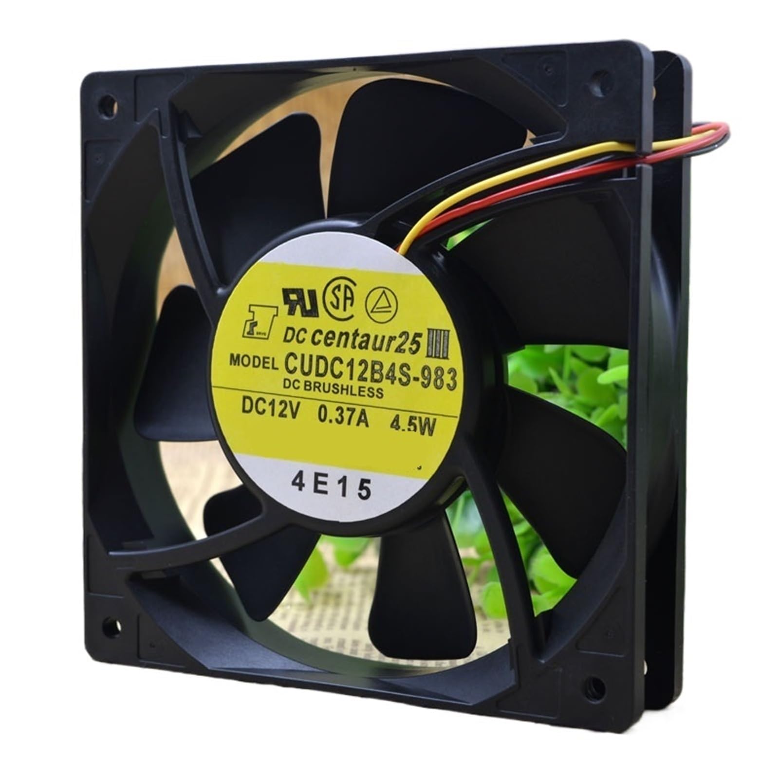 Vdoqtljt One Color Cudc12b4s-983 12V 0.37A 4.5W 12025 120 * 25Mm 12Cm Cooling Fan