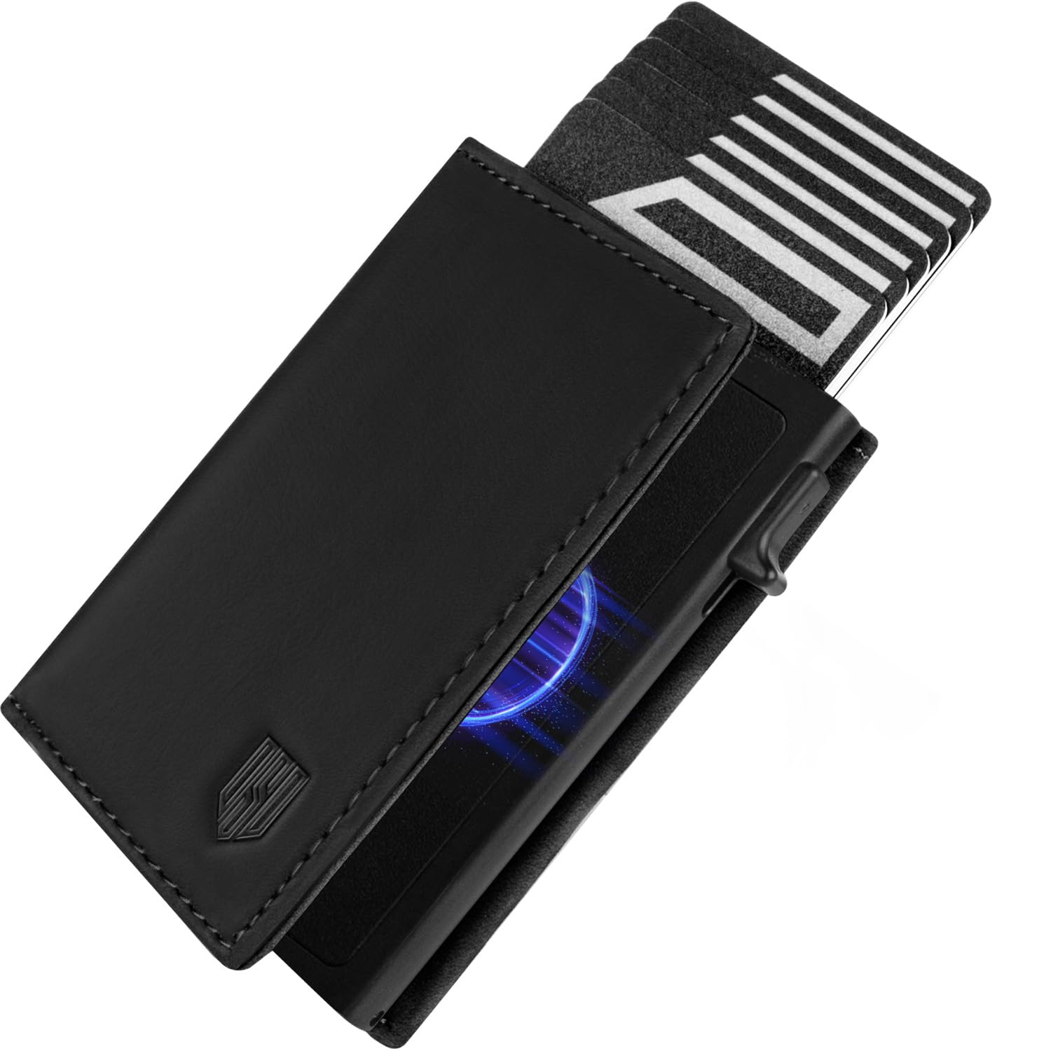 DODENSHA MagSnap Portmonee Herren I Slim Wallet mit Münzfach I Kreditkartenetui Geldbeutel für 10+ Karten I Magnetischer Verschluss Geldbörse Herren I RFID Schutz
