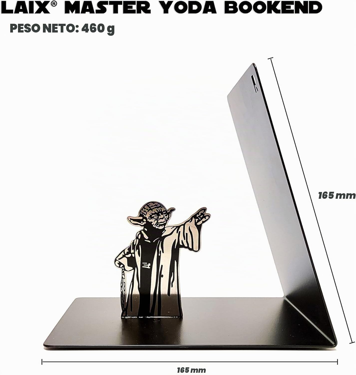 Master Yoda Force - Sujetalibros de Metal, Estampado de Doble Cara, Regalo Creativo para los Amantes de Star War