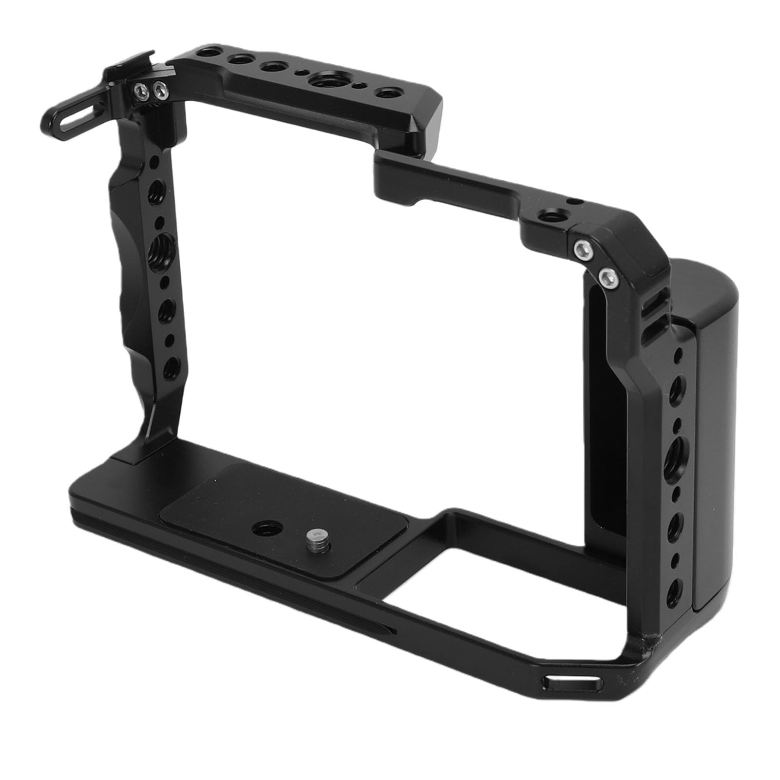 Fockety Gabbia per Fotocamera, Stabilizzatore per Rig DSLR in Lega di