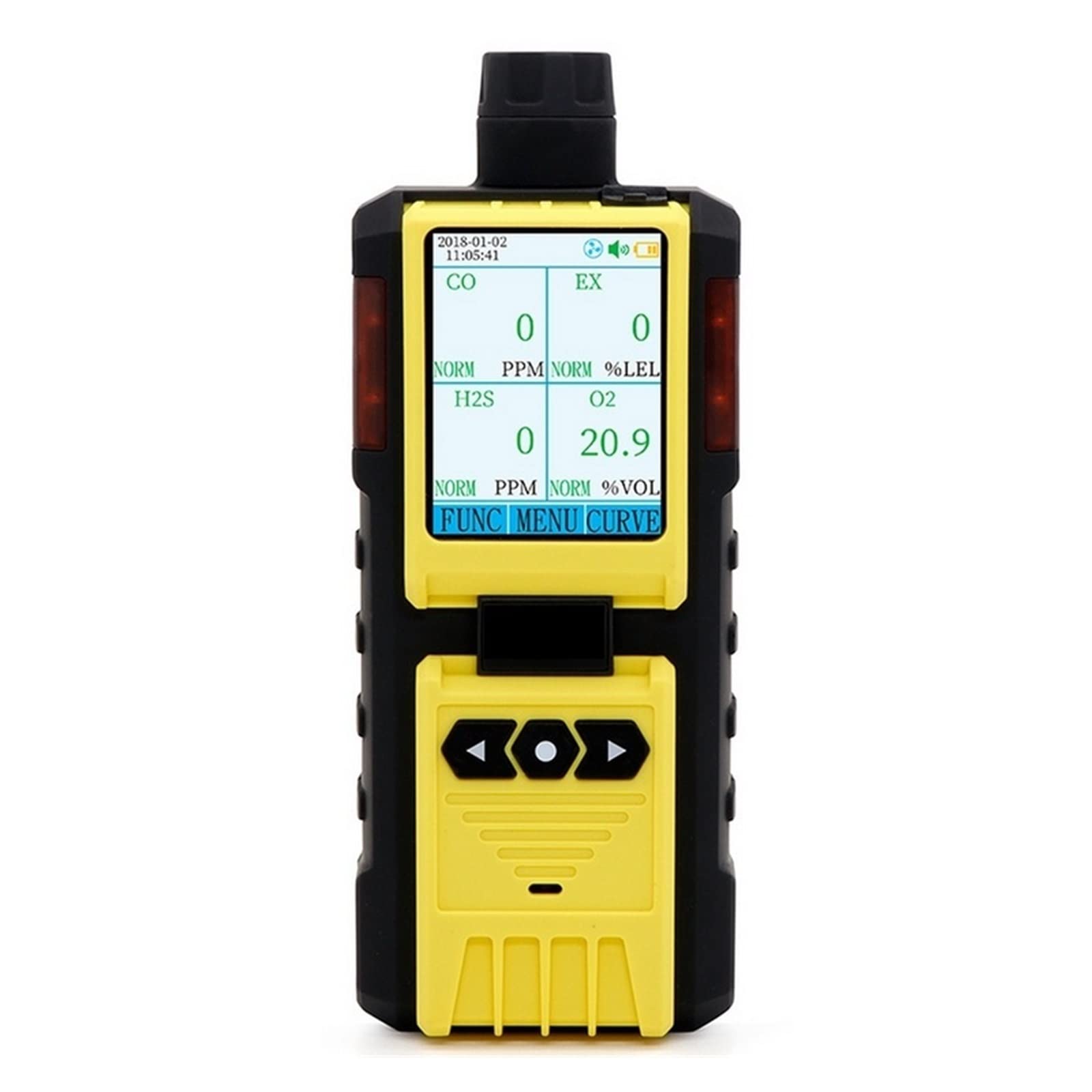 K-600 Portable 4 en 1 Moniteur d'air Multi-gaz détecteur de gaz portatif EX oxygène hydrothion monoxyde Carbone Combustible Tests précis