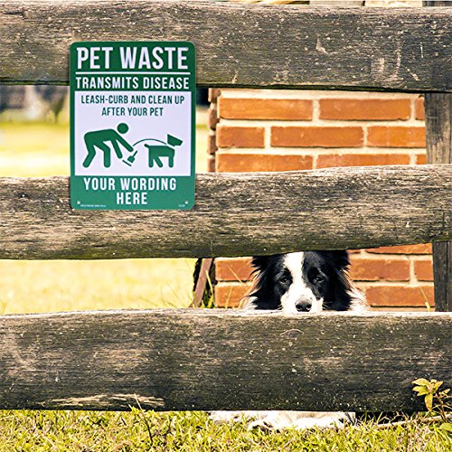 Amazon.co.jp: 注意看板！ペットの糞を後始末しょう！アメリカン