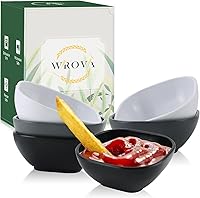 Vista 32 de Wrova Wheat Straw Bowl Sets of 8,Unbreakable Cereal Bowl 26 OZ,Microwave and Dishwasher Safe Bowls,Bowl Sets suitable for Cereal,Salad,Snack and