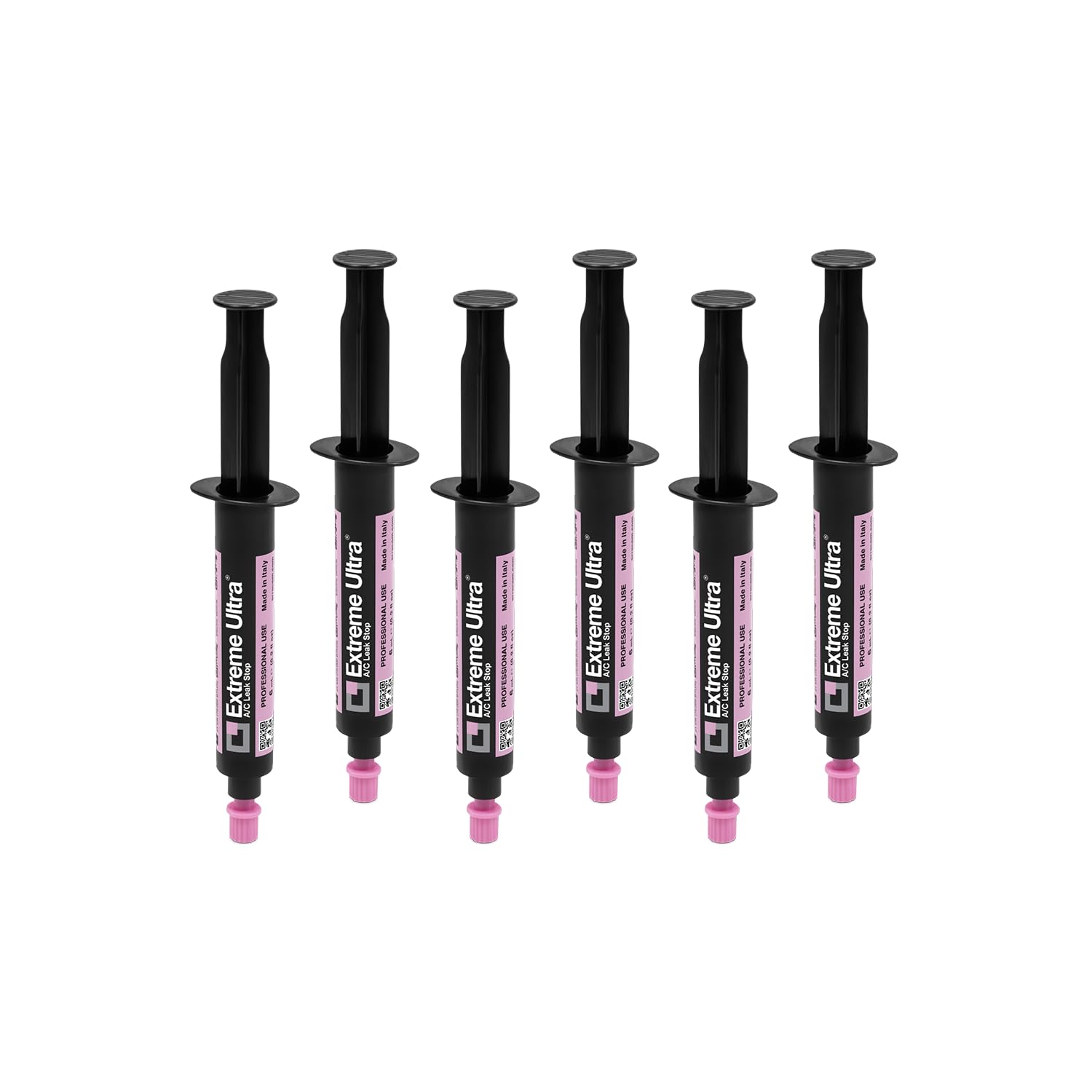 Errecom Extreme Ultra - 6 x 6 ml, Uszczelniacz do Urządzeń Klimatyzacyjnych oraz Chłodniczych, także w Klimatyzacji Samochodowej (w zestawie brak adapterów)