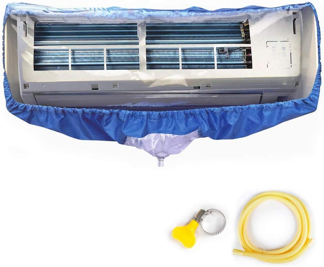 Air Conditioner Cleaning Cover Waterproof kit, Dust Washing Clean Protector Bag for Mini-Split AC Units, M