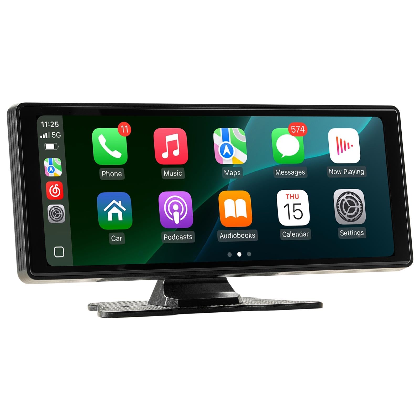 VEVOR Autoradio sans Fil, Écran Central Tactile HD 25,4 cm, Compatible avec Apple CarPlay et Android Auto, Commande Vocale, Mirror Link, Bluetooth, Navigation GPS, Accessoires pour Voitures Camions