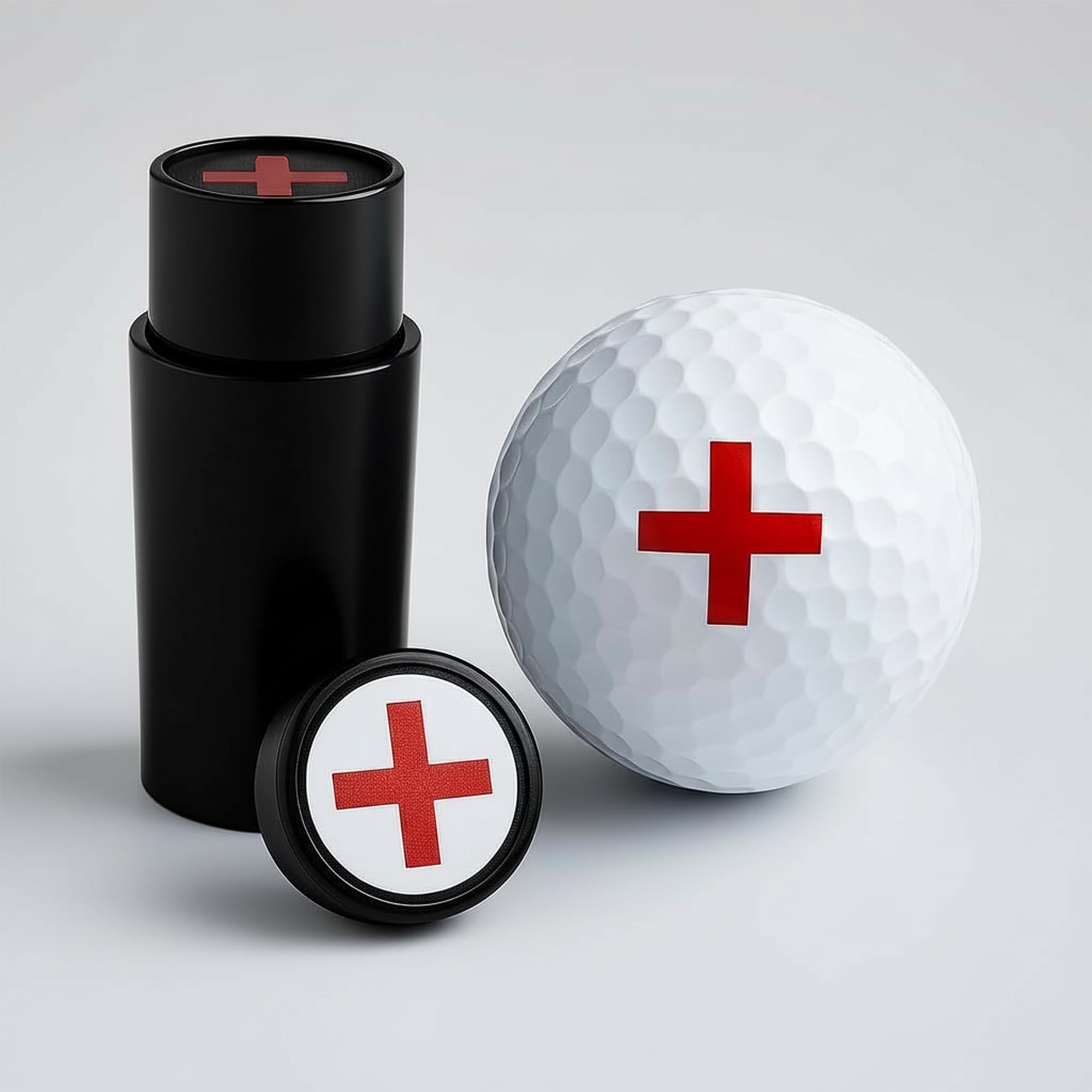 TRUE HEALTH Golf Ball Stamp β Permanent Waterproof Ink Marker | Personalise Golf Balls for Golfers | Reusable & Easy to Apply (Scotland)