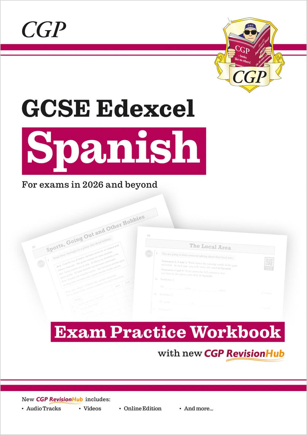 GCSE Spanish Edexcel Exam Practice Workbook with CGP RevisionHub: Includes Audio & Online Tests