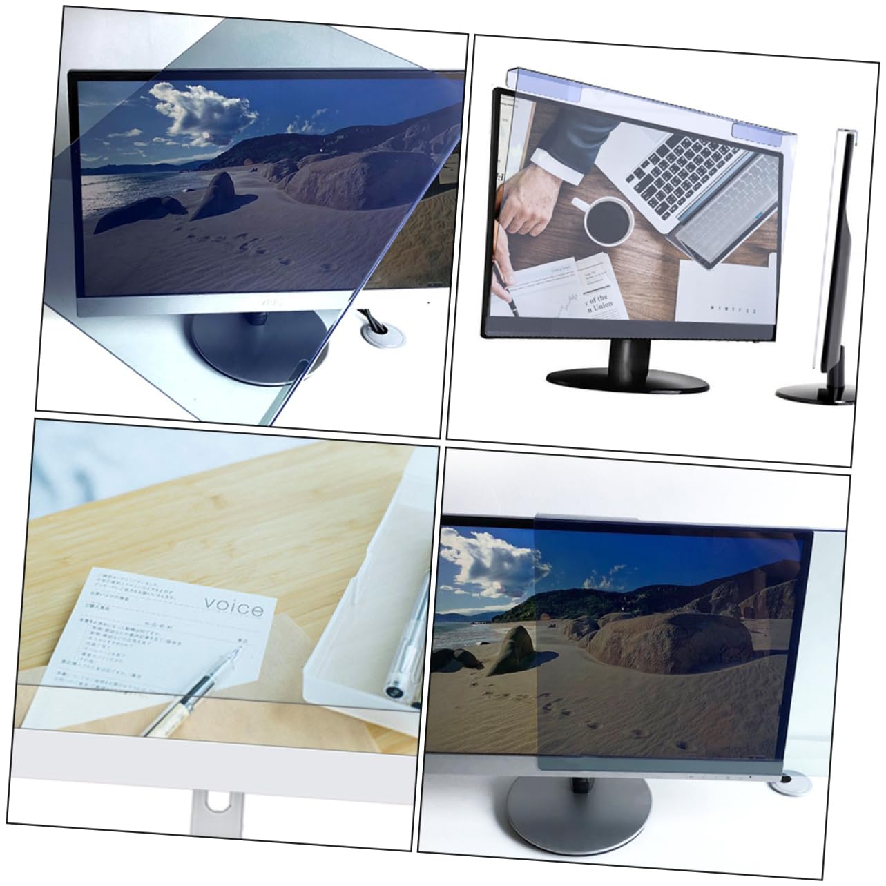 Artibetter Pellicola Protettiva Anti Luce Blu per Schermo Tv Trasparente | Tensen Nano-optical Giapponese, Facile da Installare, Anti-graffio, Protezione Occhi