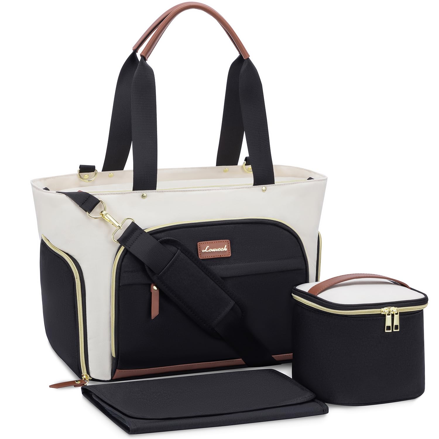 LOVEVOOK pump and diaper bag set