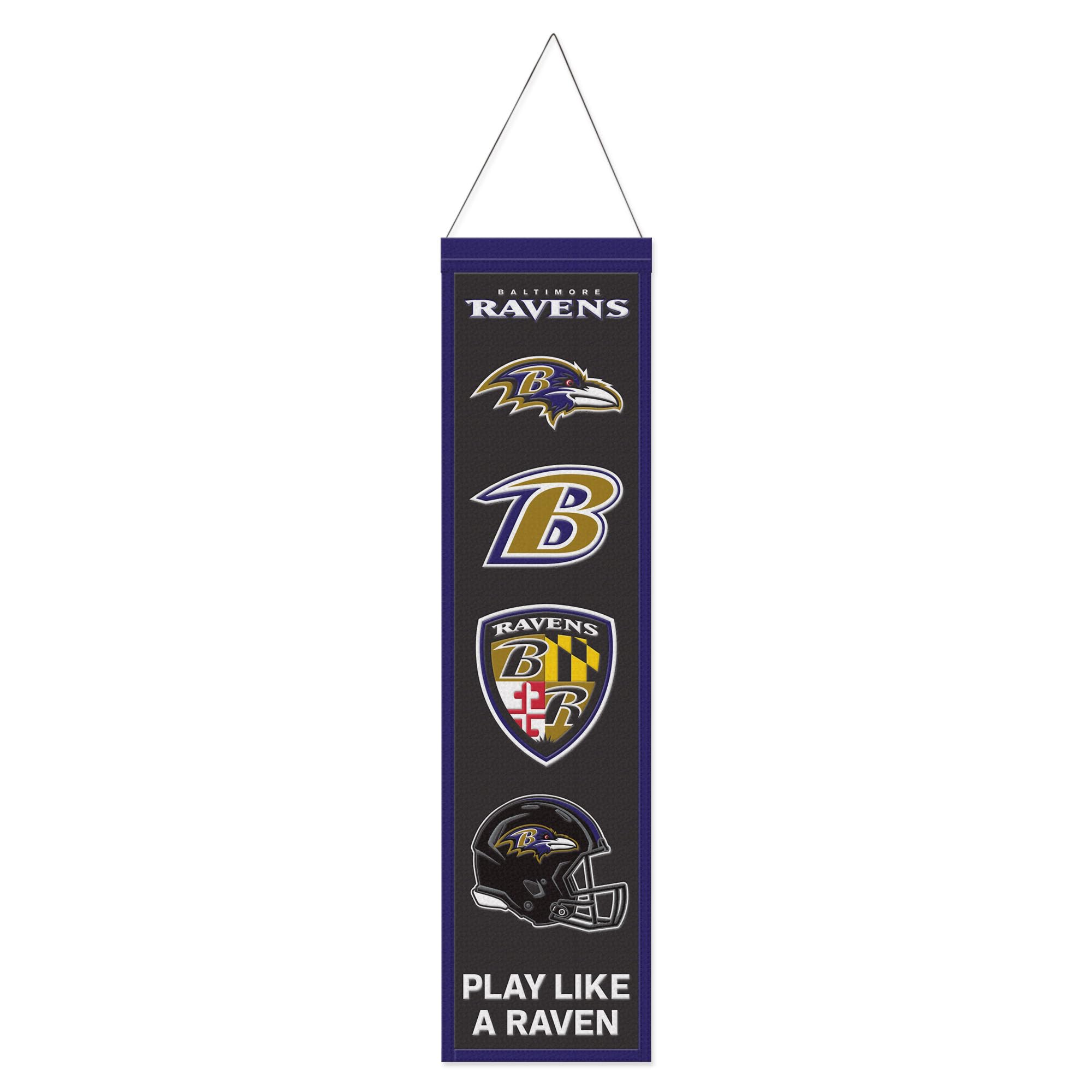 Wincraft Baltimore Ravens Evolution NFL Wool Banner cadeau ideal fan foot US