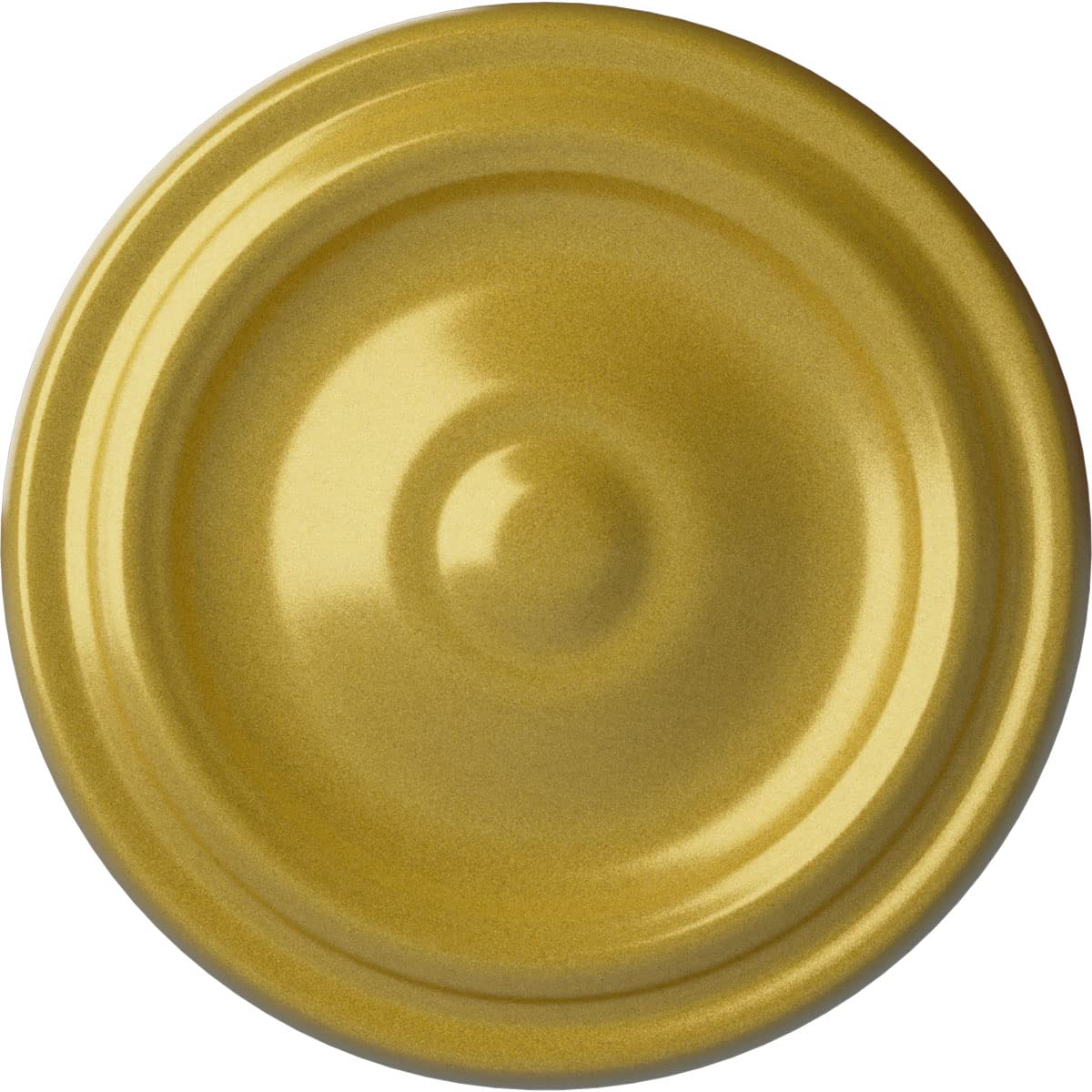 Médaillon de plafond peint à la main or riche et cuivre antique pour demeure de prestige