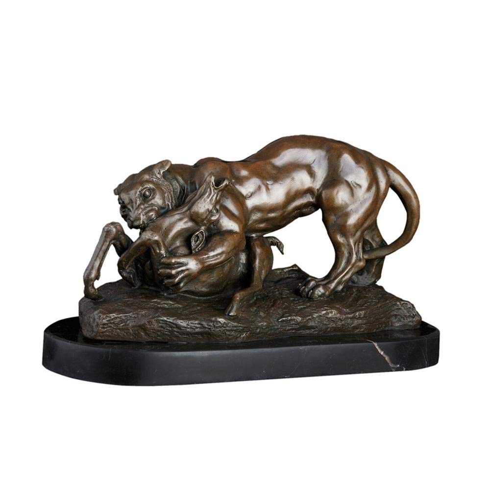 Home Decoration Esculturas Escultura De Cabeza Esculturas De Caza De León De Bronce Estatua Estatuilla Vintage Fundición Regalos Vintage De Gama Alta Decoración Artística Ornaments