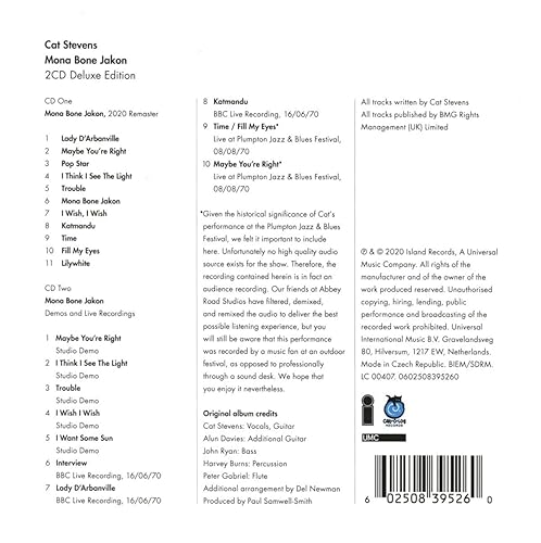 Miniatura 2 de Mona Bone Jakon Gato Stevens