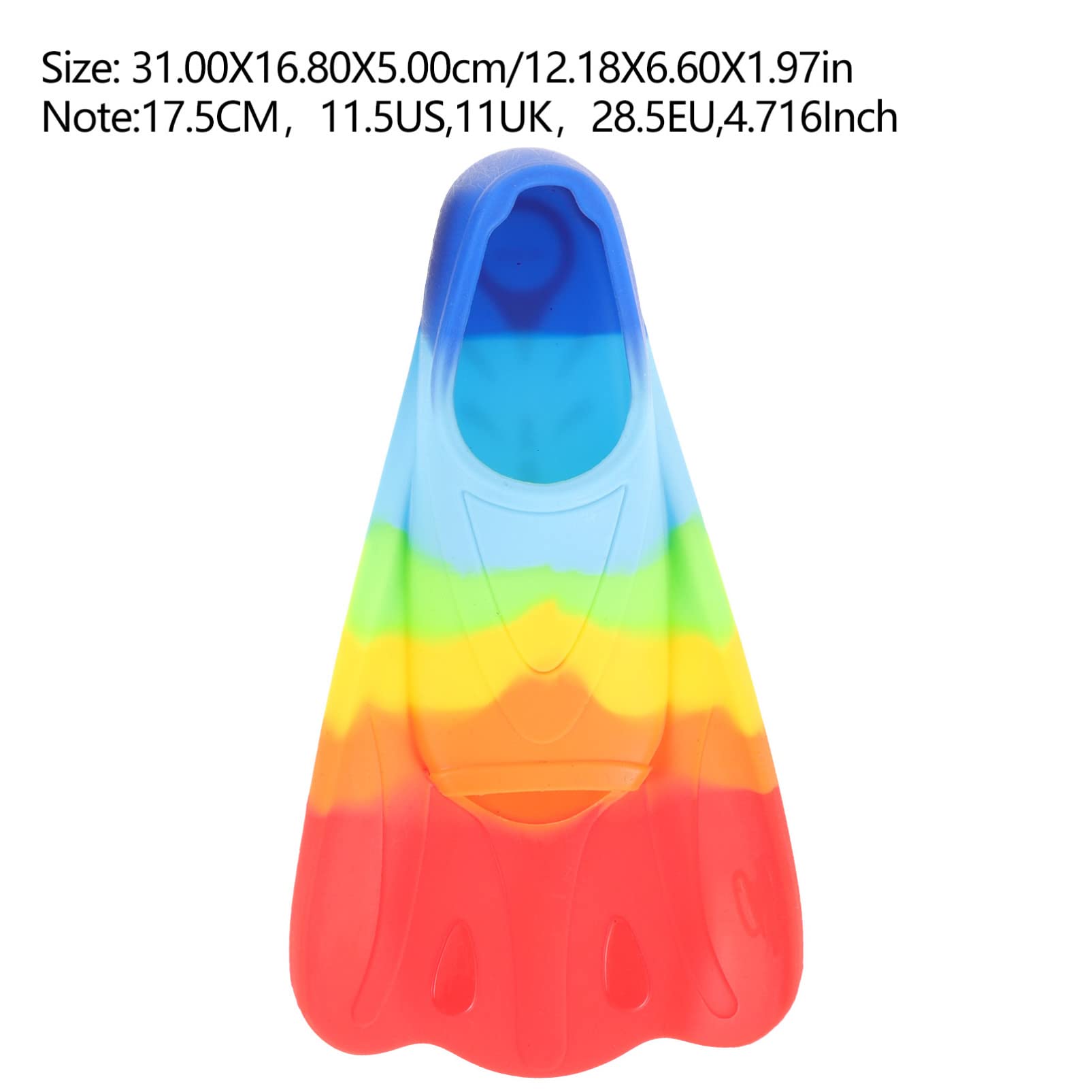 BESPORTBLE Pieds D'entraînement à La Plongée Piscine Accessoires De Natation Flipper Jouets Garçons Lacer Mains Doublure Queues Enfant Maillots De Bain Colorful Gel De Silice