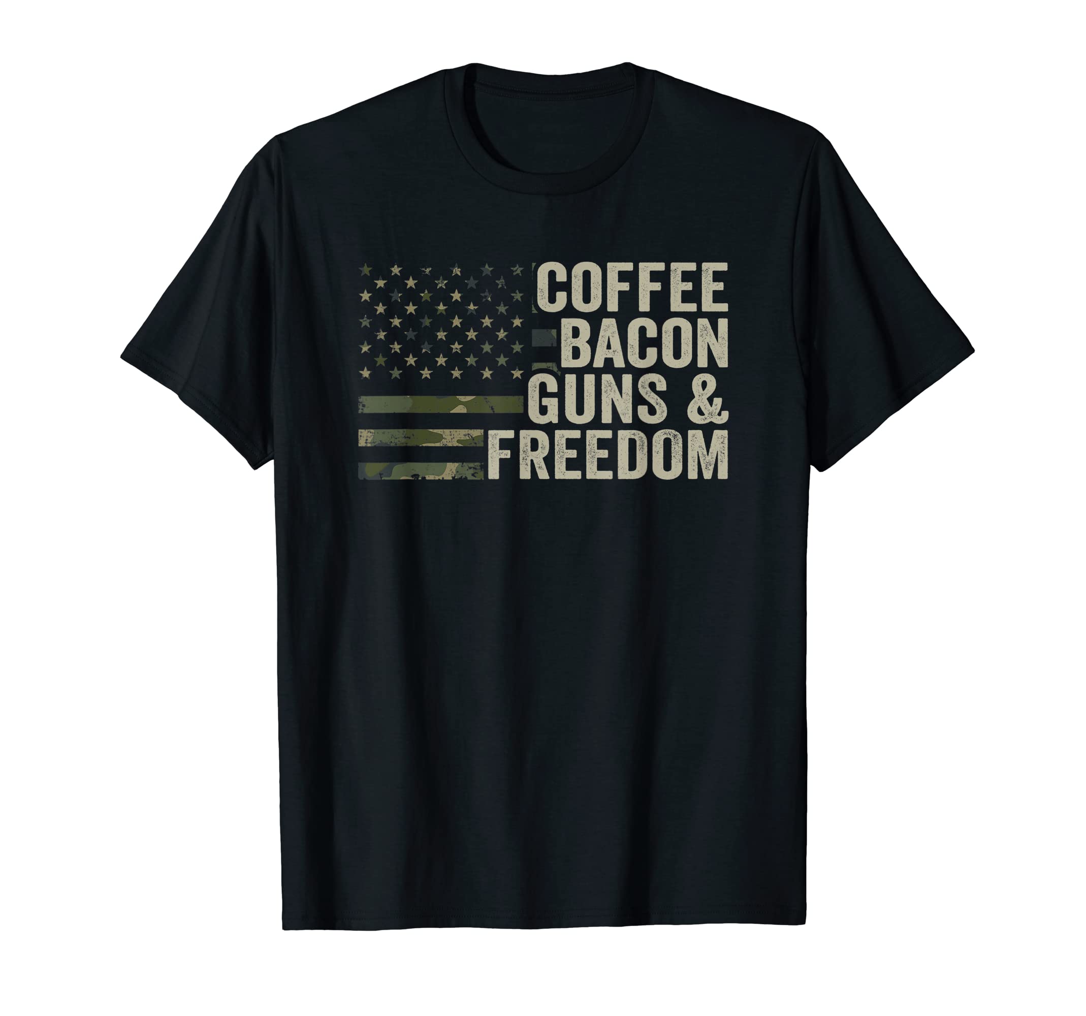 Coffee Bacon Guns And Freedom Bbq Grill Gun Camouflage Flag