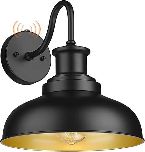 Miniatura 18 de Luces de Granero Exteriores de Anochecer a Amanecer Apliques de Pared Exteriores Luz de Montaje en Pared Exterior de Granja Lámpara de Iluminación