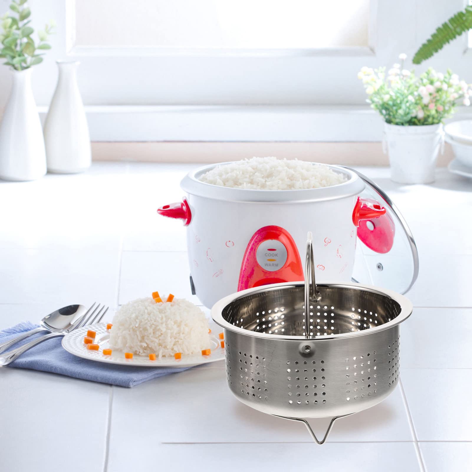 Panier Vapeur En Acier Inoxydable 304 - Pour Légumes, Raviolis, Cuisson Saine, Plusieurs Tailles De 16 à 26 Cm - 2