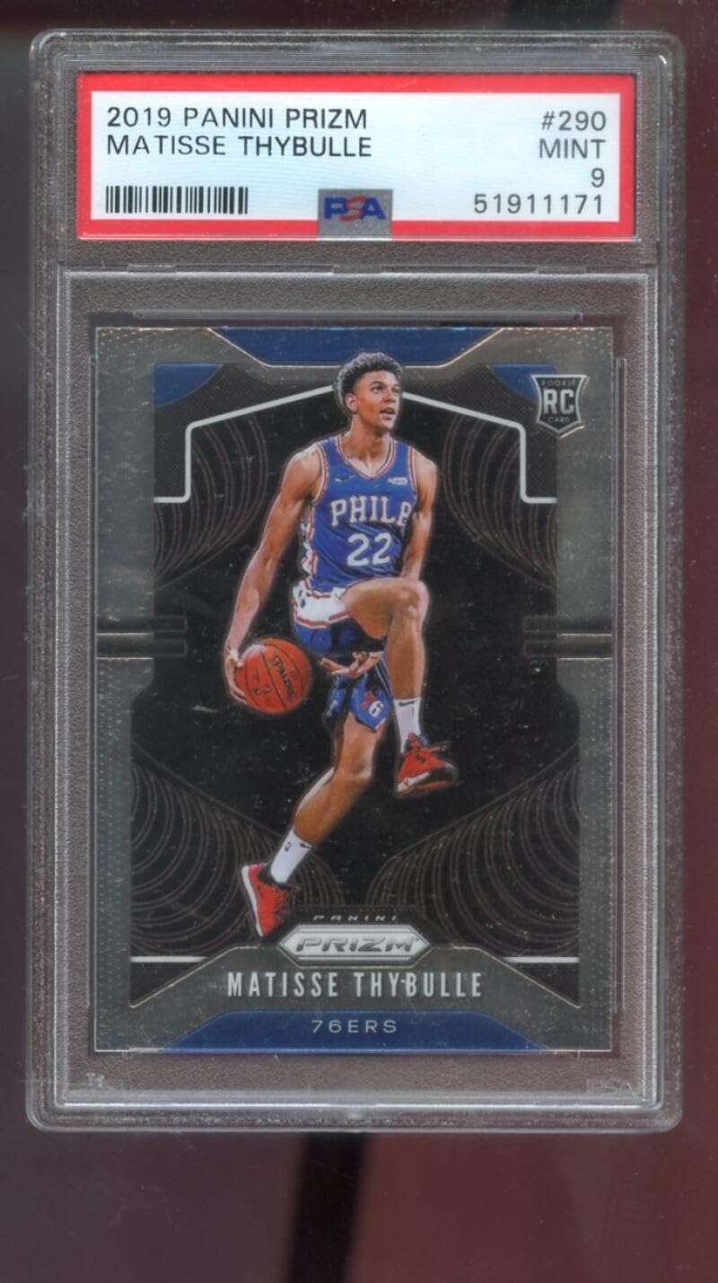 2019-00 Panini Prizm #290 Matisse Thybulle ROOKIE RC PSA 9 Graded Card NBA 19-00 - Basketball Slabbed Rookie Cards