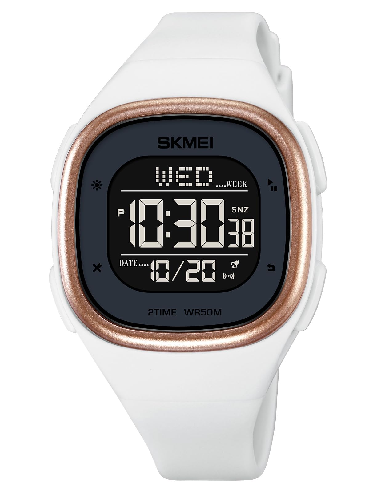 XCZAP Fashion Multifunction Digital Outdoor Sport Wrist Watches for Women Waterproof Alarm Watches, White, Sport (B0CHJ35TPP) Amazon Price History, Amazon Price Tracker