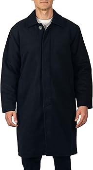 Alpine Swiss Zach Men's Wool Blend Overcoat – Knee-Length Trench