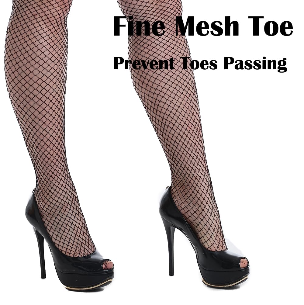 Snapklik Plus Size Fishnets Thigh High Stockings Silicone Lace snapklik-plus-size-fishnets-thigh-high-stockings-silicone-lace