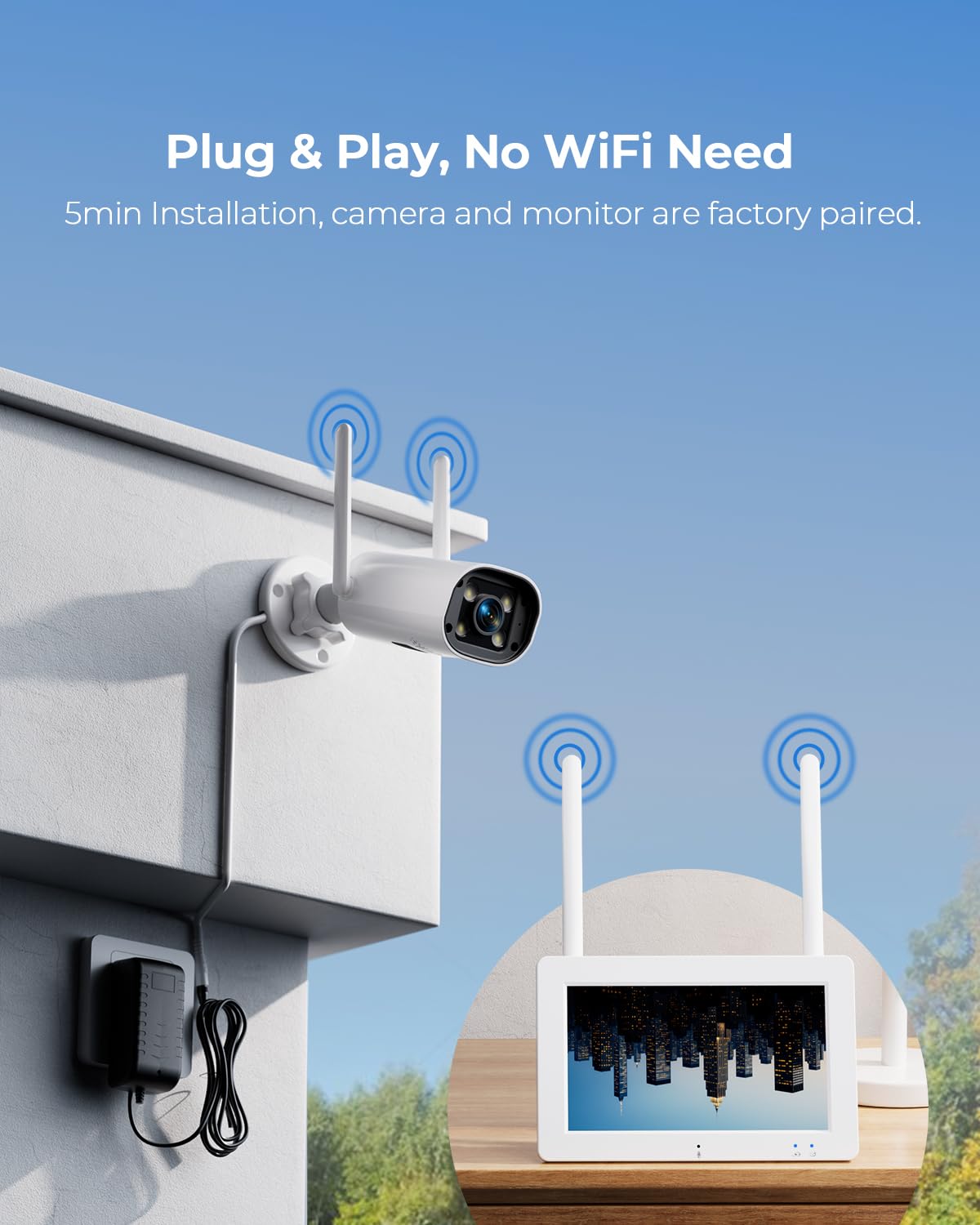 Amazon.com : Camcamp 2K Wireless Security Camera System - 7