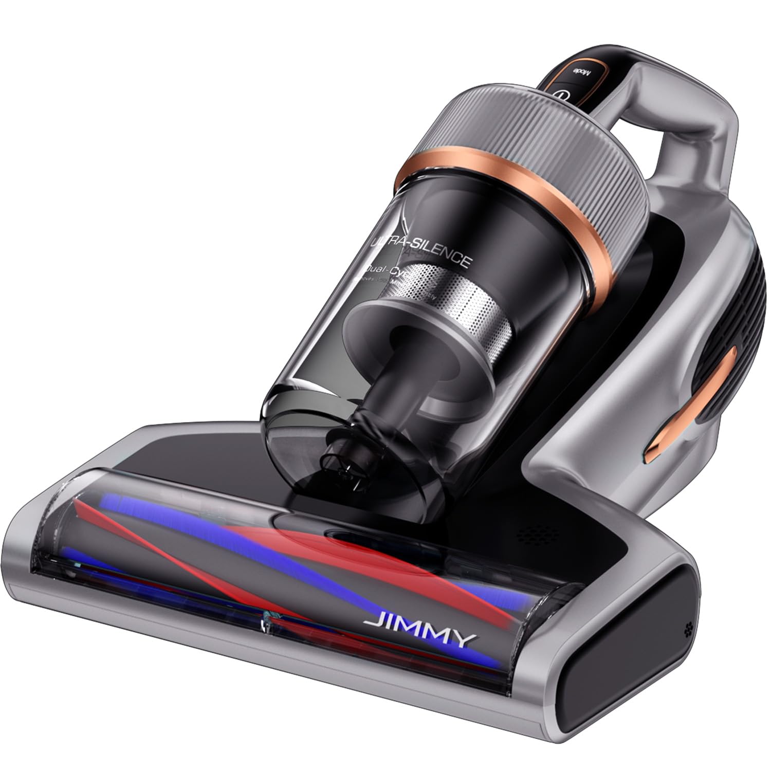 Jimmy BX7 Pro Mattress Vacuum Cleaner, Bed Vacuum Cleaner with UV-C & Ultrasonic & 5s Quick Heating, 16Kpa Suction 480W Handheld Vacuums for Dust & Pet Hair with HEPA(Gray, Corded)