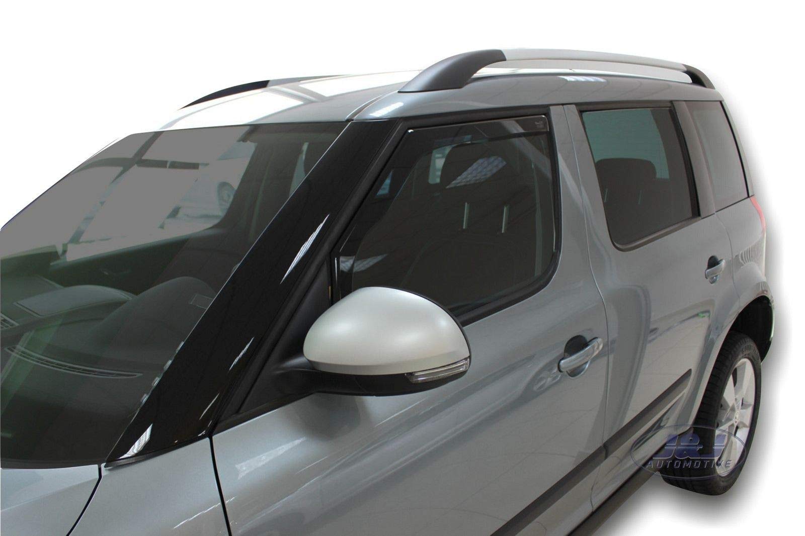 Heko Windabweiser für Skoda Yeti 5-Türer 2009-2017 2tlg Vorne Getönt Dunkel