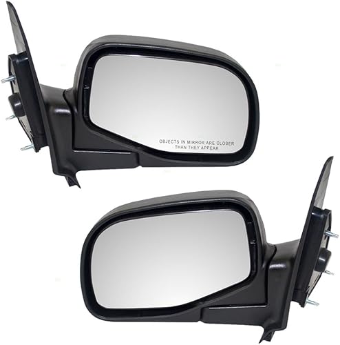 Espejos retrovisores laterales manuales para conductor y pasajero, tipo estilo, repuesto para camioneta Ford Ranger Mazda 4L5Z17683BAA 1F70-69-120