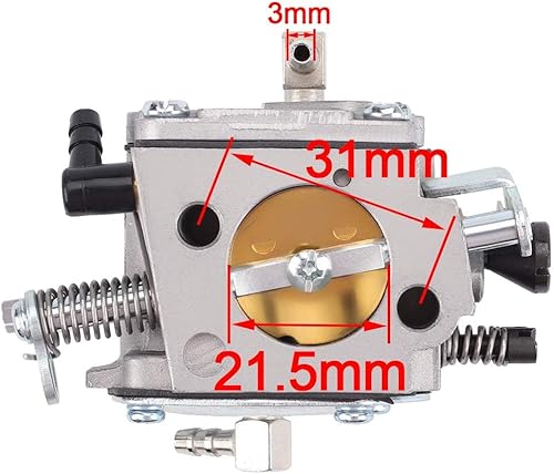 Miniatura 3 de Carburador TS400 con kit de filtro de aire para sierra de corte de hormigón TS400 TS 400 Reemplazar 4223 120 0600 Tillotson HS-274E