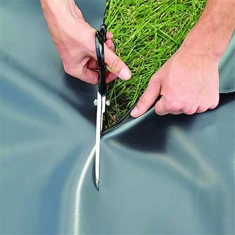 Telo Per Laghetto Da Giardino In HDPE - 0,3 Mm, Nero, 2.1x3 Metri, Impermeabile E Resistente - Foto 10