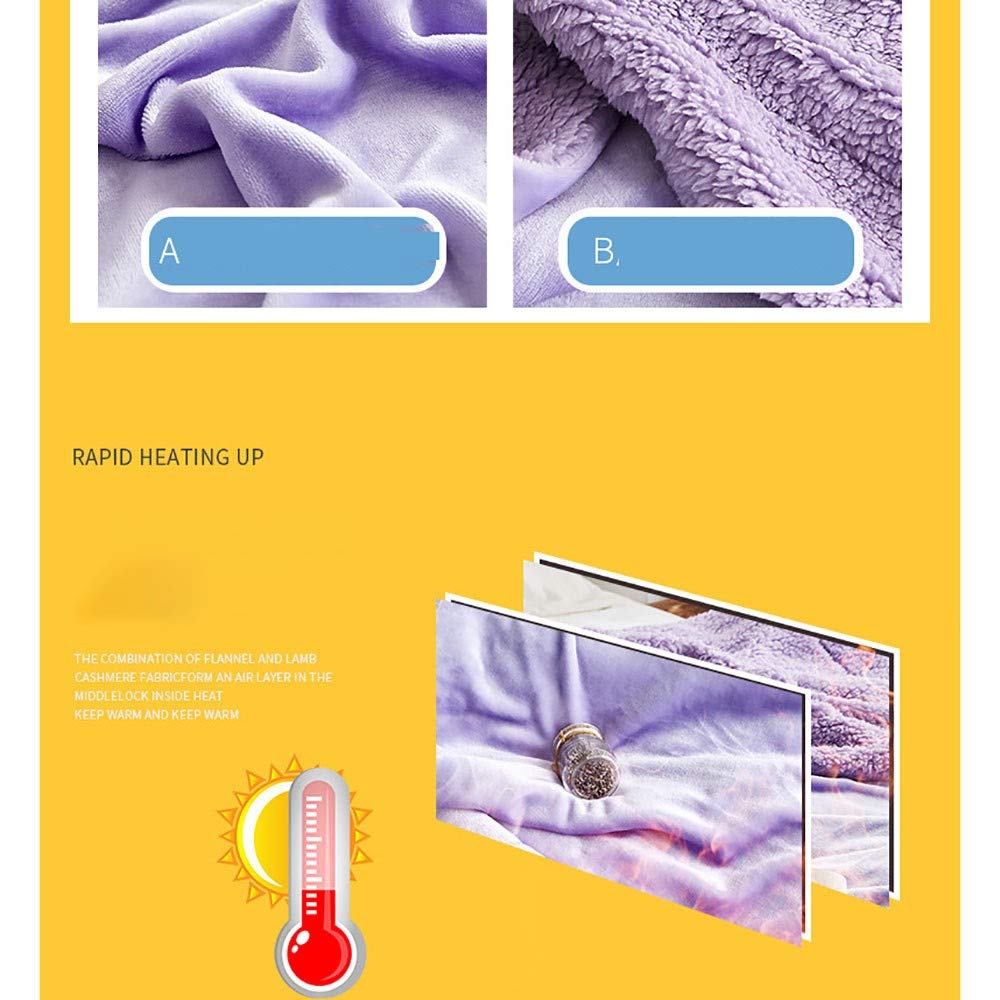 Mantas Reversibles de Franela Sherpa,Manta de Sofá Tacto Aterciopelado,Tela de Cepillo Extra Suave, Súper cálida, Mantas para sofás acogedora y Ligera, Cuidado fácil
