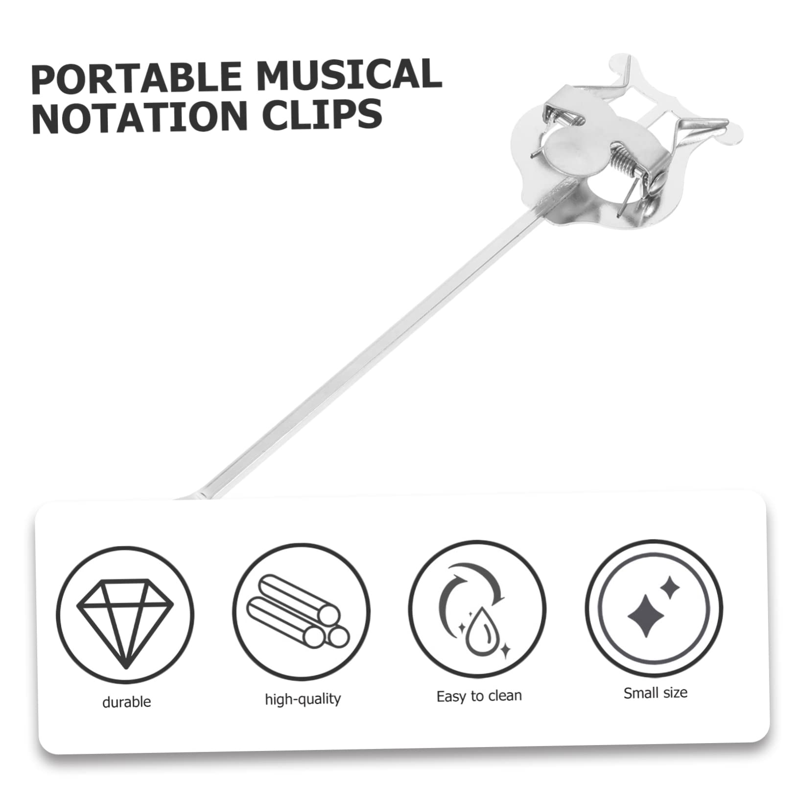 ibasenice 3pezzi Supporto Portatile Per Spartiti Musicali Per Tuba Leggero e Pratico Facilita La Lettura Delle Partiture Realizzato Materiale Resistente e Durevole Per Musicisti Movimento